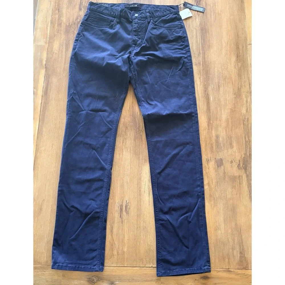 Joes The Brixton Straight + Narrow Pants Twill Jeans Midnight Navy 32 X 33